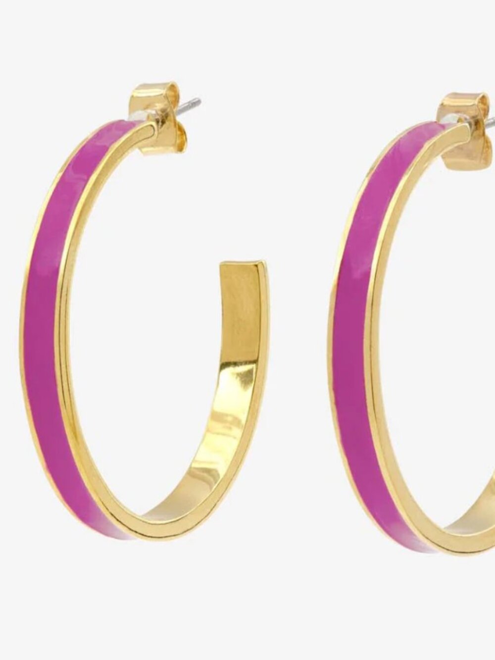 Isabel Marant Casablanca Boucle d'Oreill Hoops- Purple